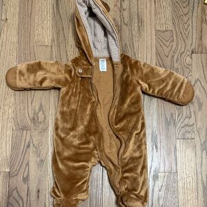 Warm Brown Kids Footie by [Brand]